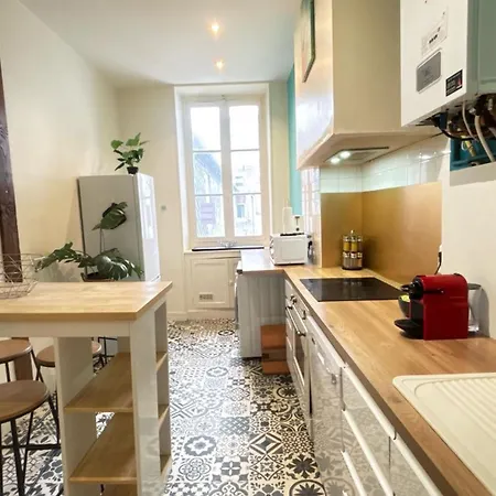 Apartment Cosy Hortensia - T5 - Place Clemenceau & Parking