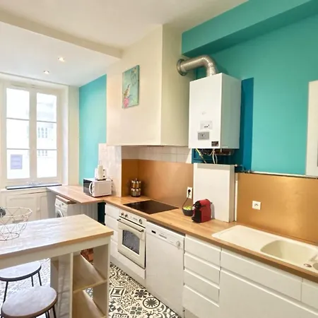 Cosy Hortensia - T5 - Place Clémenceau&parking Apartamento *