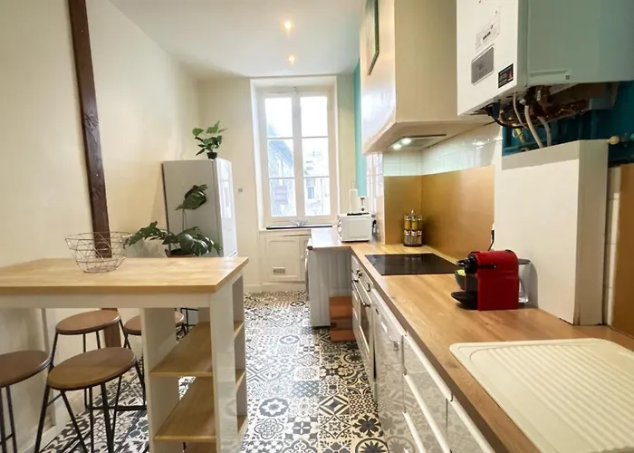 Apartment Cosy Hortensia - T5 - Place Clemenceau & Parking